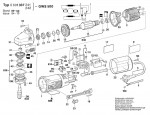 Bosch 0 601 337 242 GWS 500 Angle Grinder 240 V / GB Spare Parts GWS500